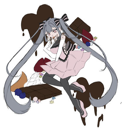 Full body + Mid complexity Background